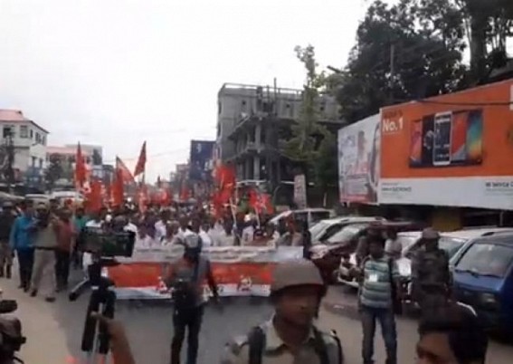 LS Election : CPI-M’s massive rally in Agartala-Rajpath LS Election : CPI-M’s massive rally in Agartala-Rajpath